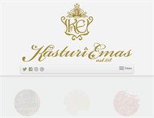 Tablet Screenshot of kasturiemas.com